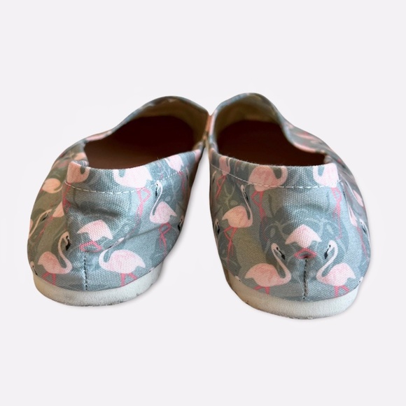 Groove Bags Canvas Pink Flamingo Flats Sz 9 - Picture 3 of 7
